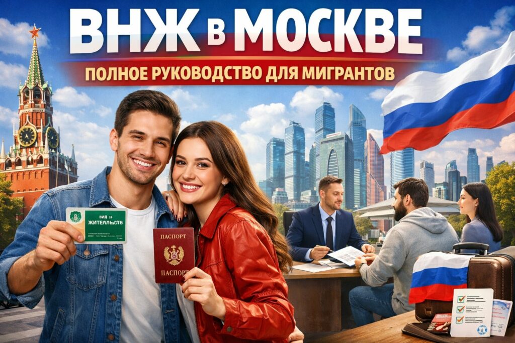 ВНЖ В МОСКВЕ — ПОЛНОЕ РУКОВОДСТВО ДЛЯ МИГРАНТОВ